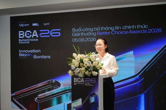 Đổi mới Vượt biên giới, thông điệp xuyên suốt Better Choice Awards 2026 - Ảnh 1.