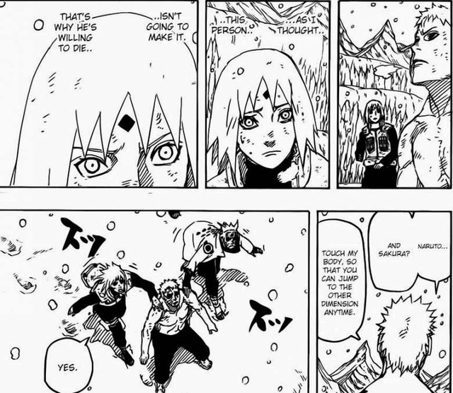 Naruto đánh lừa Kaguya trong chương mới nhất