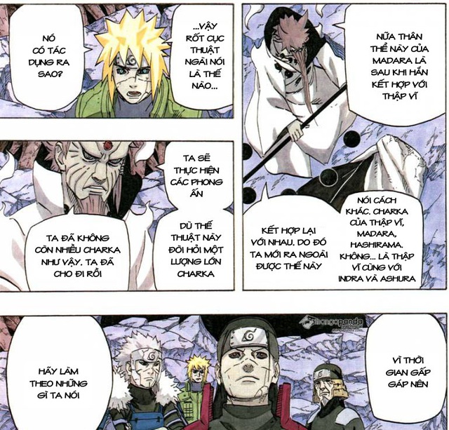 Kakashi, Obito hi sinh để bảo vệ Naruto và Sasuke