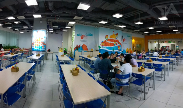 Canteen phục vụ ăn uống cho nhân viên