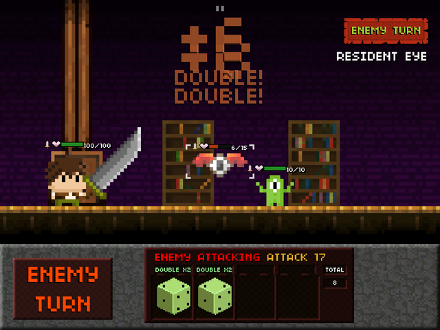 Tiny Dice Dungeon - Chiến đấu với quái vật bằng những quân xí ngầu