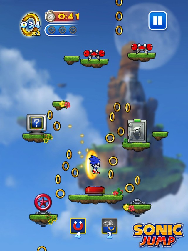 Sonic Jump - ôn lại tuổi thơ với nhím xanh đam mê tốc độ