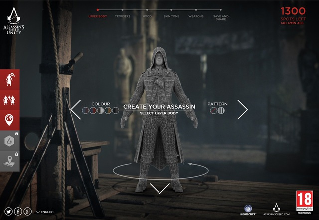 Tham gia thiết kế nhân vật trong Assassin's Creed Unity