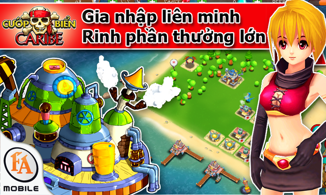 Cướp Biển Caribe - Game Hải Tặc 3D đầu tiên tại Việt Nam