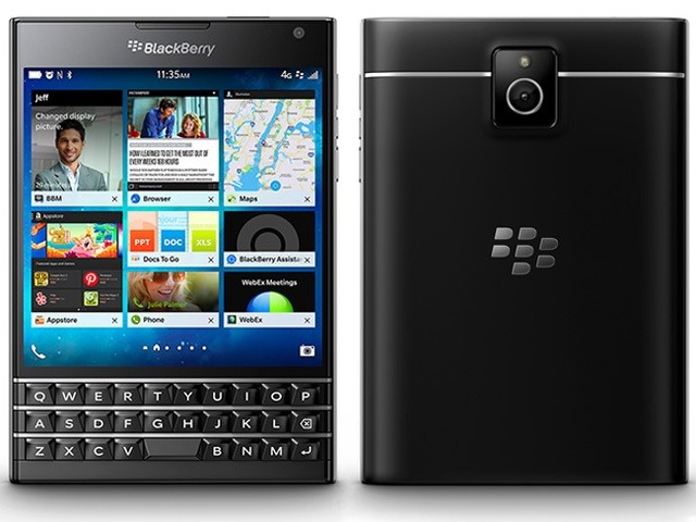 Màn hình BlackBerry Passport - Một chiếc BlackBerry Passport với màn hình hình vuông độc đáo đã trở thành \