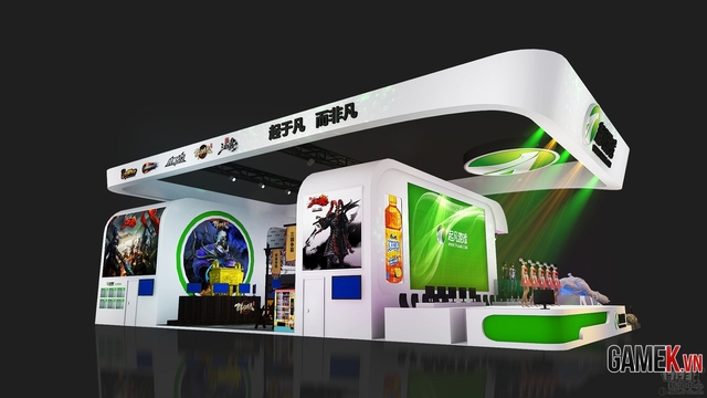 Nhìn qua một số sân khấu của các hãng tham dự ChinaJoy 2014