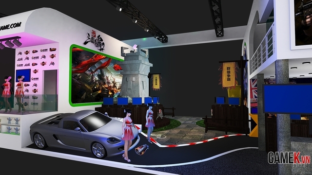 Nhìn qua một số sân khấu của các hãng tham dự ChinaJoy 2014