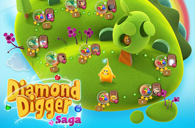 Diamond Digger Saga - Xứng danh đàn em kế thừa Candy Crush