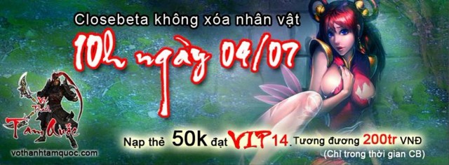 Võ Thánh Tam Quốc dời ngày mở cửa sang 4/7 tại Việt Nam