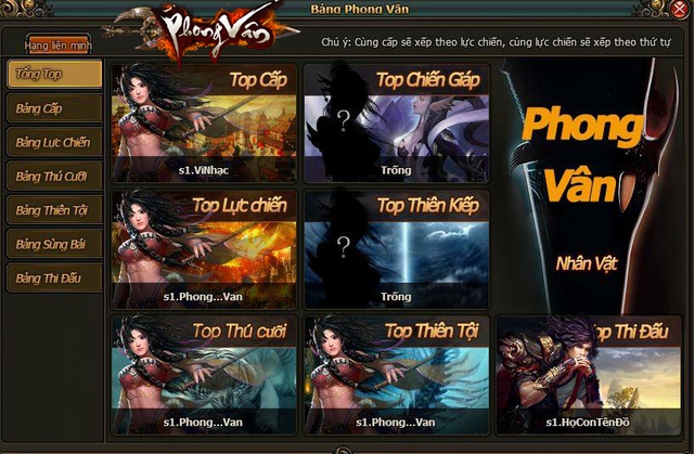Phong Vân – hiện tượng mới của làng game Việt