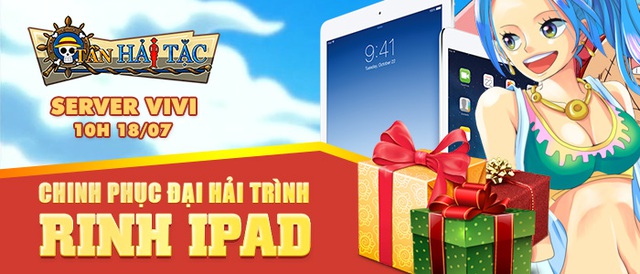 Tân Hải Tặc gửi tặng 200 Giftcode nhân dịp khai mở server mới