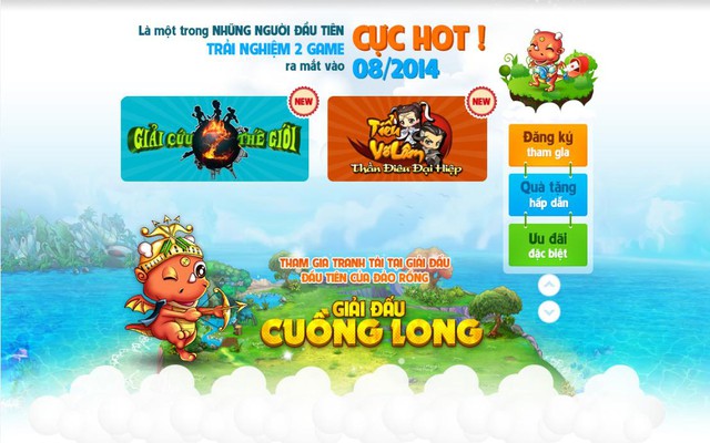 Game Đảo Rồng HOT nhất Zing Me tổ chức giải đấu trực tiếp