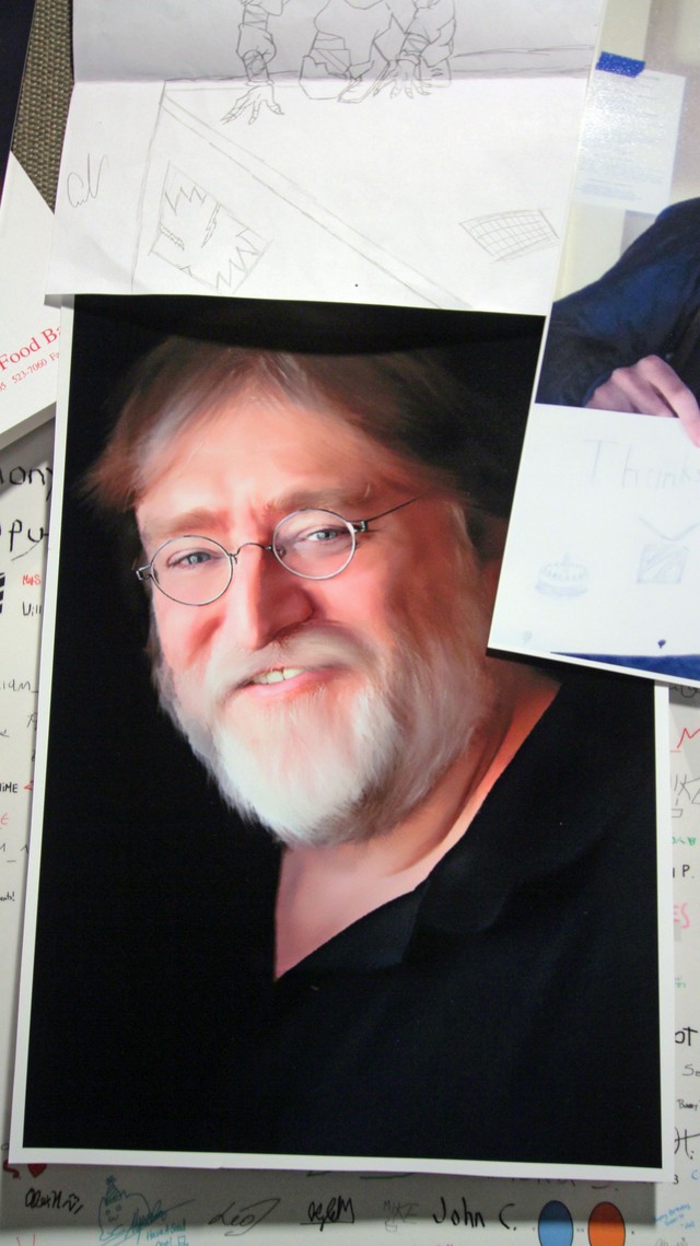 Chân dung &quot;thánh&quot; Gabe Newell.