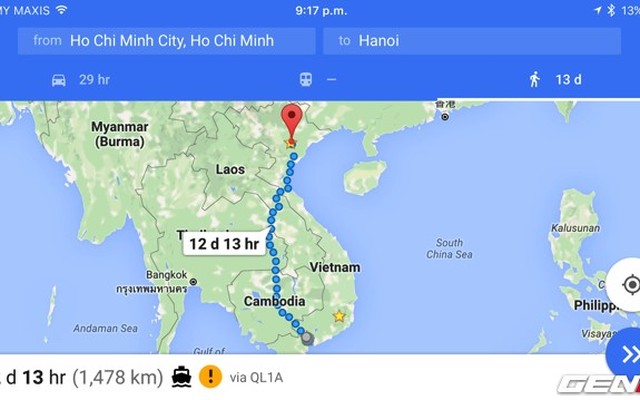 Đường đi bộ xuyên Đông Nam Á trên Google Maps Việt Nam 2024: Khám phá Đông Nam Á bằng cách đi bộ trên đường di chuyển xuyên các quốc gia khi sử dụng Google Maps mới nhất tại Việt Nam năm