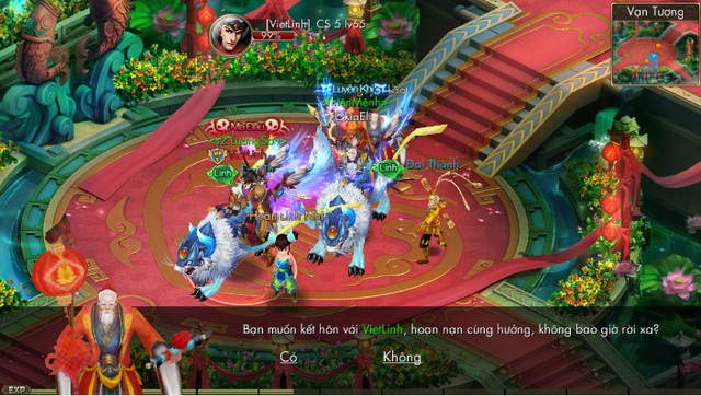 
Trong tựa game Kiếm Tung Mobile, muốn se duyên với bạn đời ắt hẳn phải qua tay Nguyệt Lão
