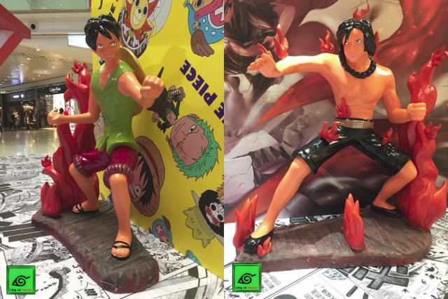 
Không chỉ riêng Naruto, các nhân vật trong bộ truyện One Piece nổi tiếng cũng trở nên kỳ dị không kém với loạt tượng này.
