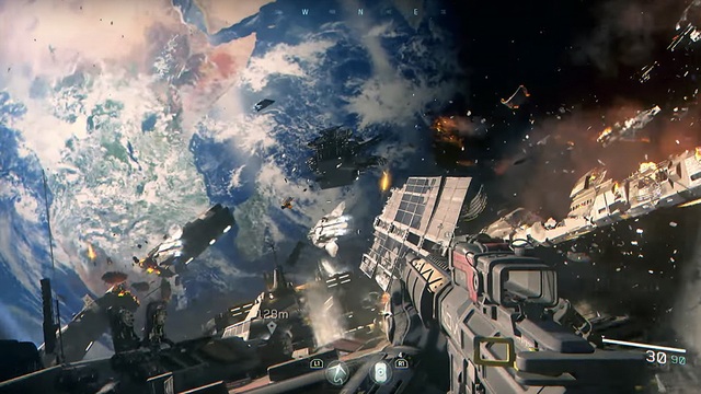 
Call of Duty: Infinite Warfare đưa người chơi đến với chiến trường ngoài không gian.
