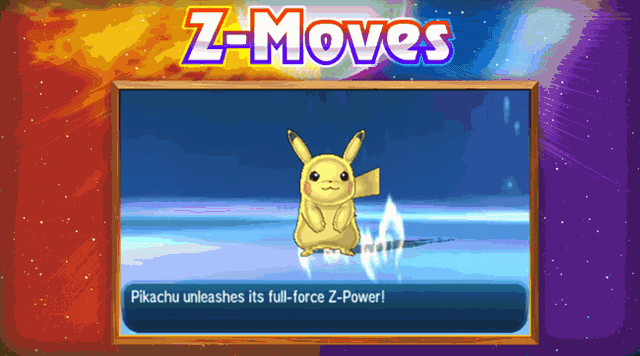 
Tuyệt chiêu Z-Move cực kì bắt mắt có trong bản Pokemon Sun and Moon.

