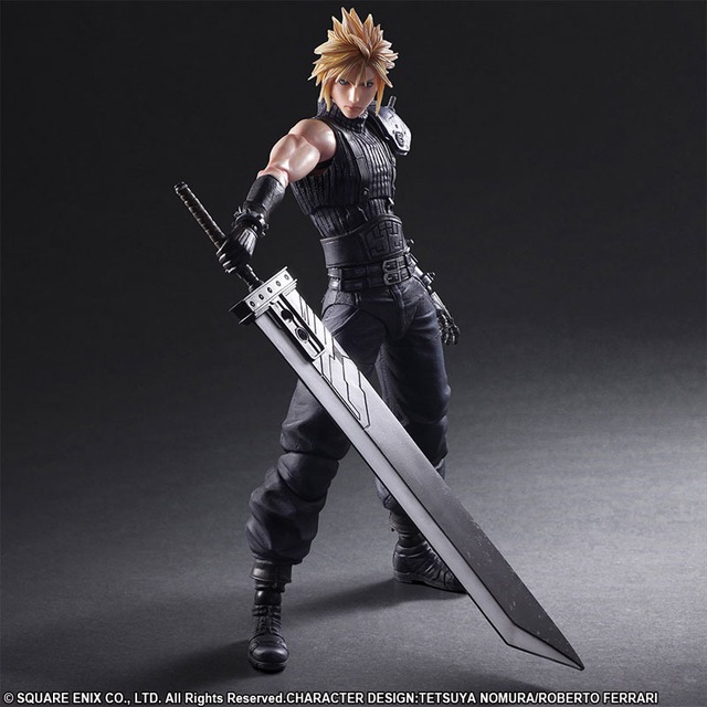 
Mẫu mô hình này trang bị cho Cloud thanh kiếm Buster Sword truyền thống thay vì Fusion Sword.
