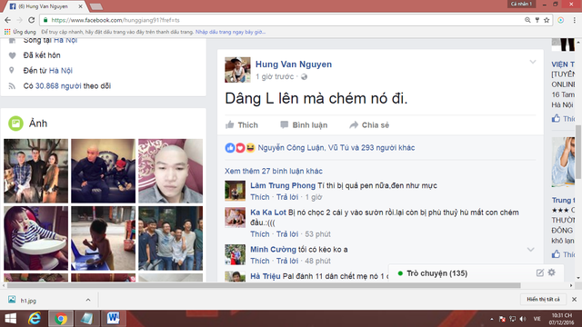 
Status siêu bá đạo của tay chém Gunny.
