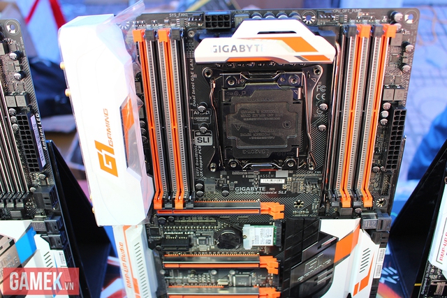 
Các dòng bo mạch chủ của Gigabyte cũng đẹp không kém
