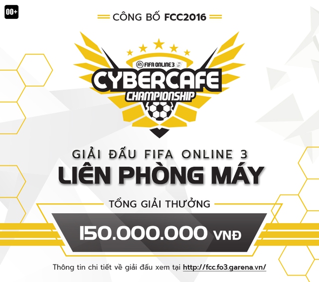 
FCC2016 là giải đấu đầu tiên hướng đến các chủ Phòng máy với tổng giá trị giải thưởng là 150,000,000đ
