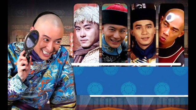
5 nhân vật từng thủ vai Vi Tiểu Bảo trên màn ảnh gồm (từ trái qua phải): Hàn Đống (2014), Trương Vệ Kiện (2000), Huỳnh Hiểu Minh (2008), Lương Triều Vĩ (1984) và Trần Tiểu Xuân (1998).
