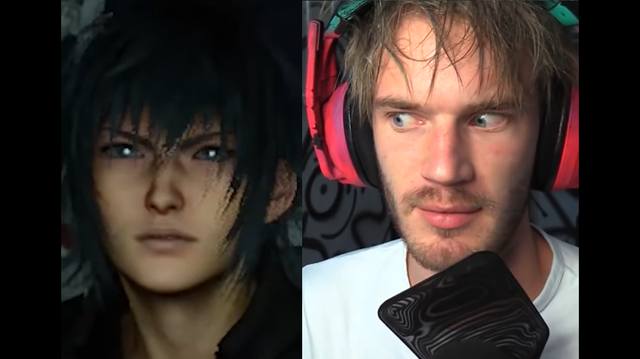 
Trước khi chơi, PewDiePie còn quyết định phải... vuốt tóc cho giống Noctis.
