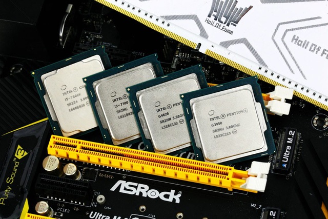 
Một số chip thế hệ Kaby Lake của Intel
