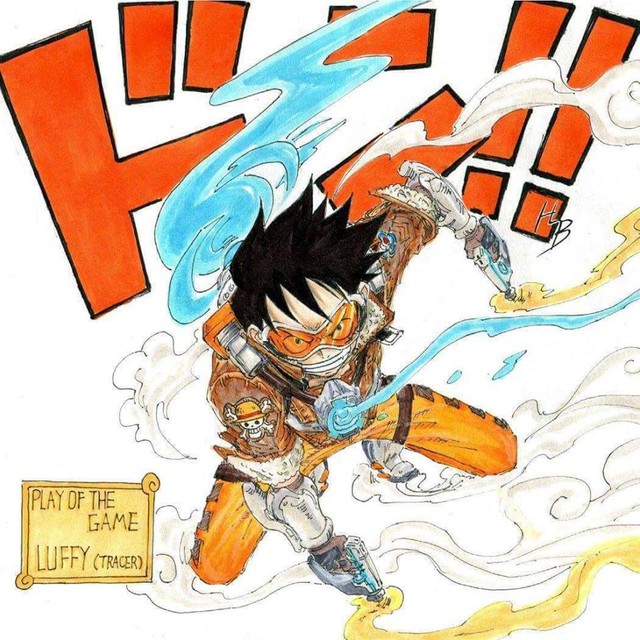 
Đây là Luffy Mũ rơm hay Tracer.
