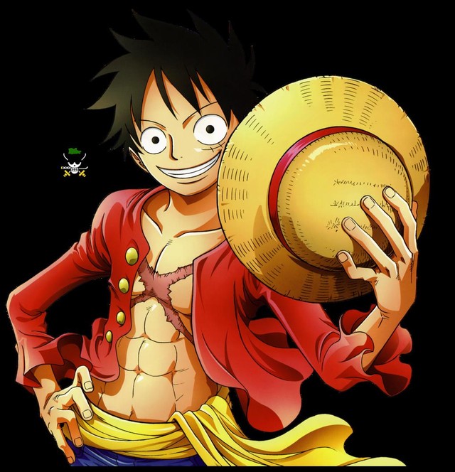 
Anh chàng nhân vật chính Mũ Rơm Luffy cũng sở hữu mái tóc màu đen.
