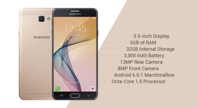 Samsung Galaxy J7 Prime là lựa chọn tốt nếu game thủ thích dùng hàng có thương hiệu