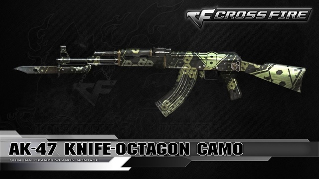 
(AK-47 Knife-Octagon Camo)
