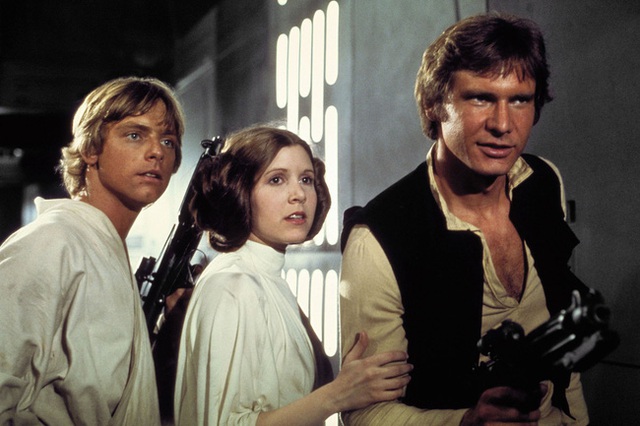 
Mark Hamill, Carrie Fisher và Harrison Ford
