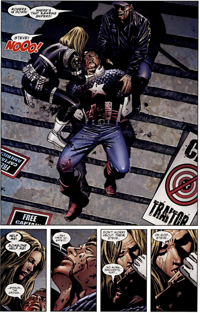 Trong sự kiện Civil War, cái chết của Captain America đã gây cú shock lớn cho fan của anh. Nhưng không lâu sau đó, anh cũng đã được hồi sinh lại bởi Red Skull