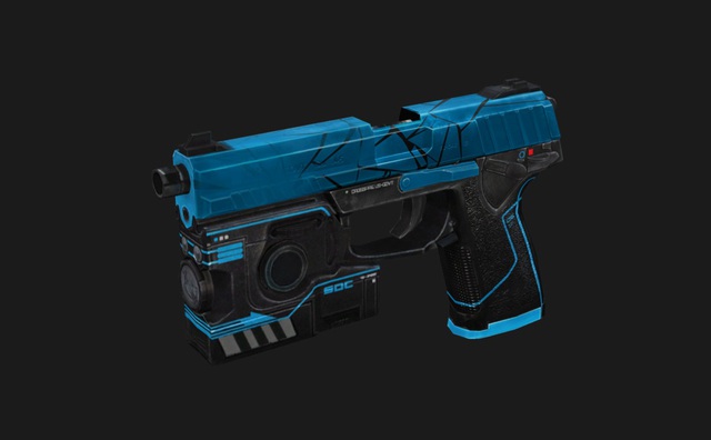 Phong cách đậm chất súng thể thao của MK23-Blue Crack