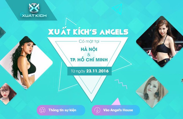 Xuất Kích’s Angels đã chính thức khởi động và sẽ có mặt tại Hà Nội và TP.HCM vào ngày 23/11 tới đây