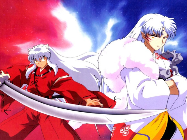 
Sesshomaru và người em trai cùng cha khác mẹ Inuyasha.
