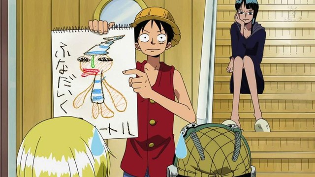 
Khả năng vẽ dở tệ của Luffy (One Piece).
