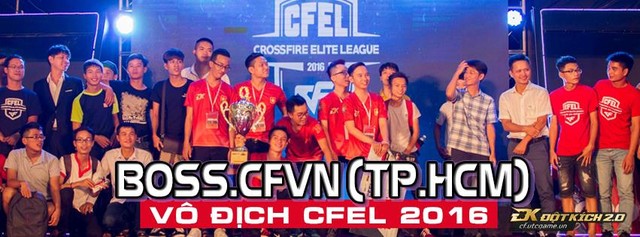 
Rudo vô địch CFEL2016 cùng Boss.CFVN TP.HCM
