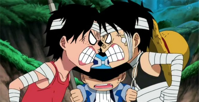 
Sabo cũng có thể làm cho Ace và Luffy dừng lại khi họ đang chiến đấu với nhau.
