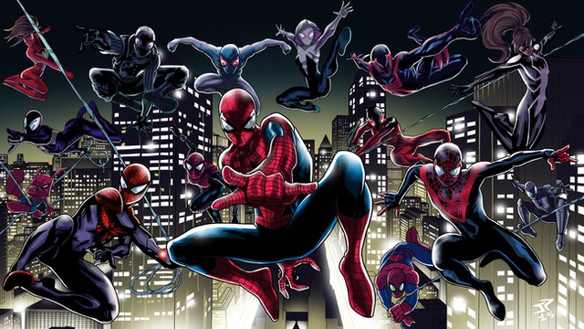 
Đa vũ trụ sẽ tạo ra vô số nhân vật như đàn Spider-Man này đây
