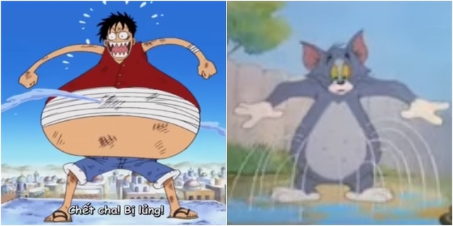 
Nhiều độc giả tinh ý còn nhận ra ngay sự yêu thích của tác giả Oda với Tom & Jerry
