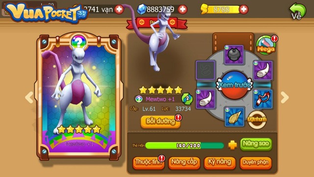 
Mewtwo, Pokemon huyền thoại đã xuất hiện trong Vua Pocket 3D

 
