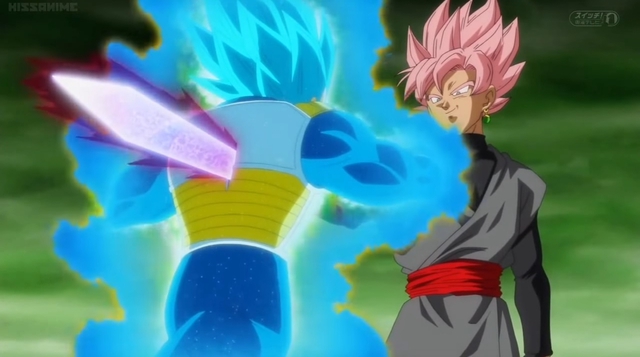 
Goku Black Rose đánh bại Vegeta trong Anime Dragon Ball Super
