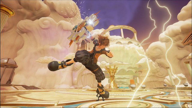 
Cơ chế chiến đấu mang đậm chất hành động trong Kingdom Hearts III
