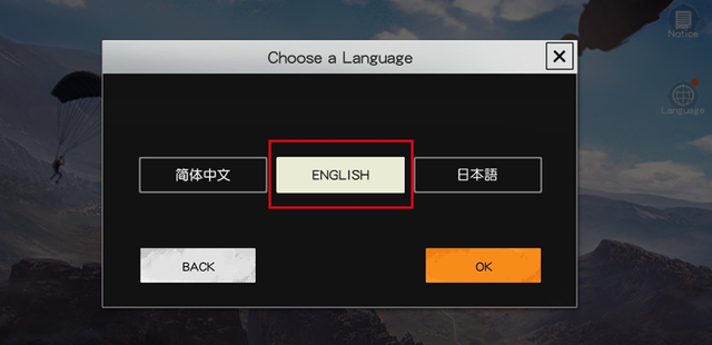 
Người chơi có thể thay đổi ngôn ngữ ngay ngoài giao diện đăng nhập
