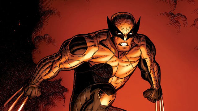 
Trang phục màu vàng của Wolverine trong truyện tranh
