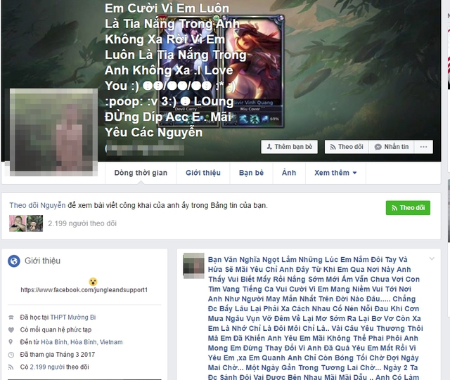 
Nam game thủ này đã lập lại tài khoản Facebook với chính nickname cũ, không sợ bị report
