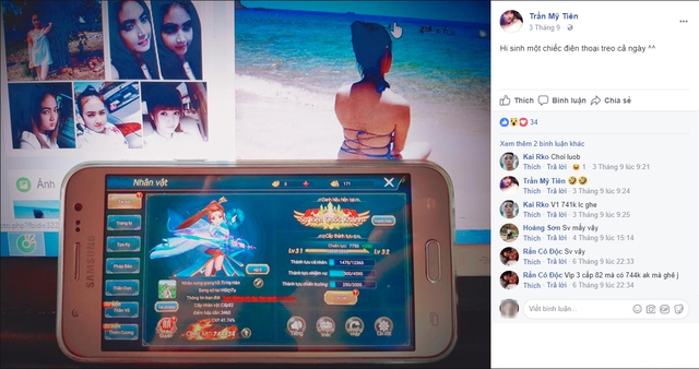 
Chân dung cô nàng game thủ xinh đẹp của Ngự Kiếm Phi Thiên
